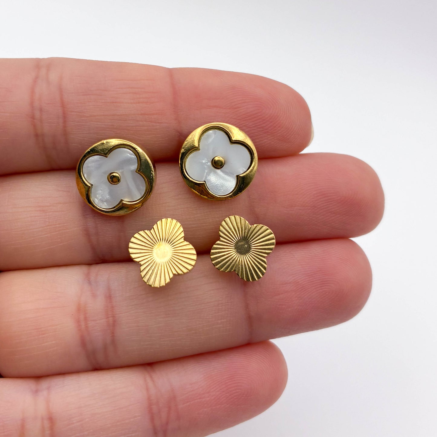 Shell Bloom Studs