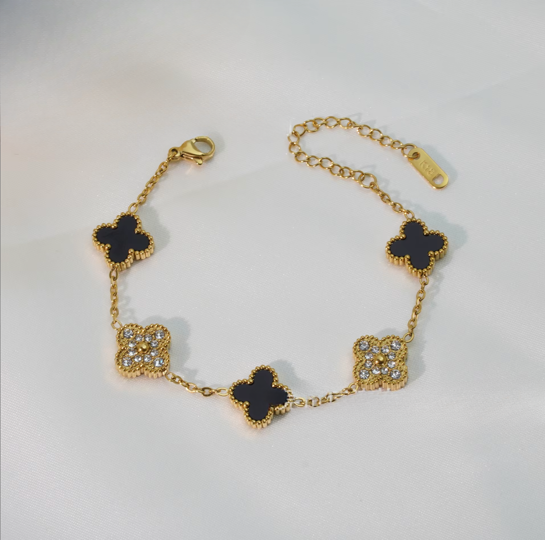 Luxe Double Sided Clover Bracelet