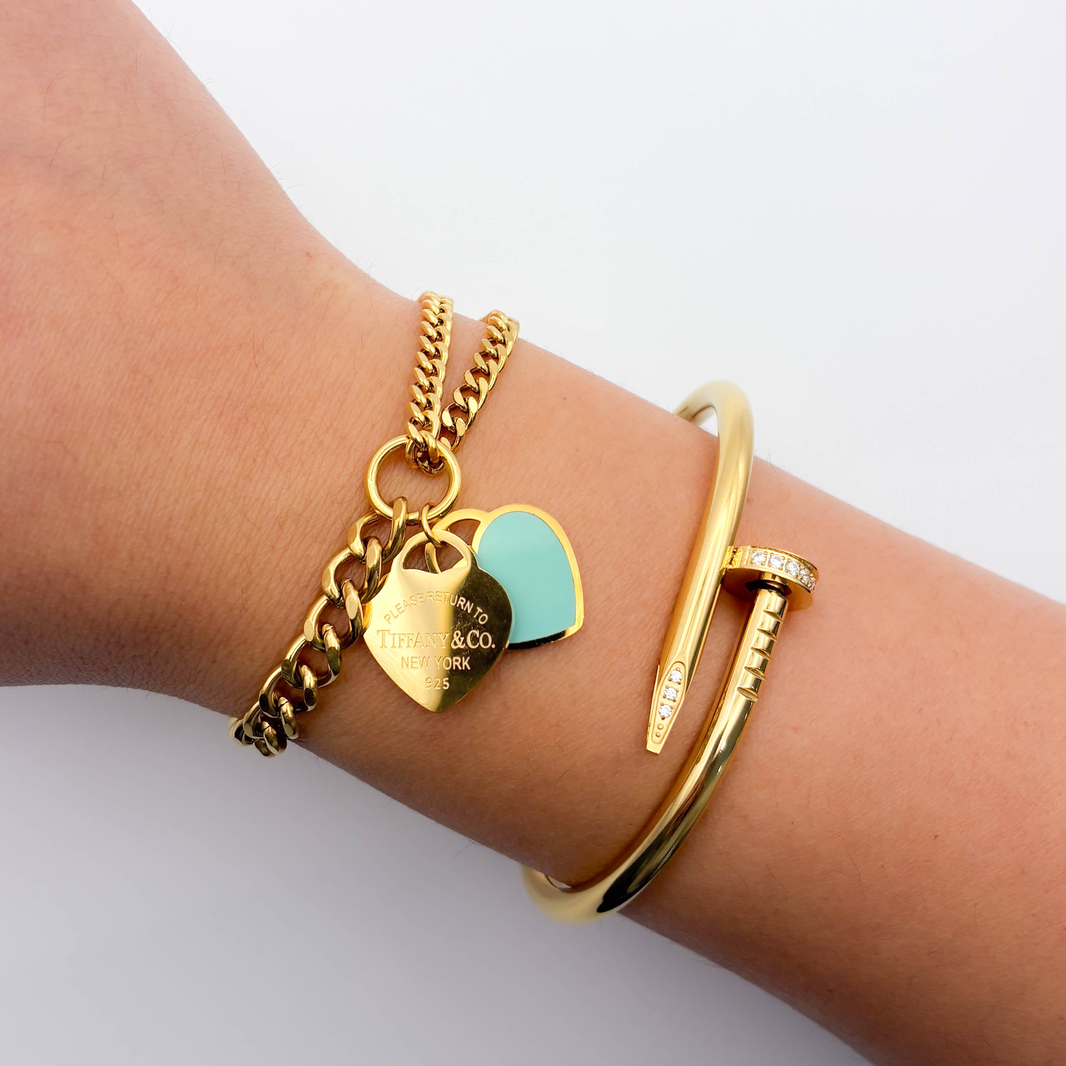 Diamond Nail Bangle