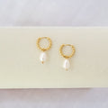 Delight Freshwater Pearl Hoops