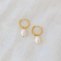 Delight Freshwater Pearl Hoops