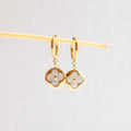 Shell Flower Hoops