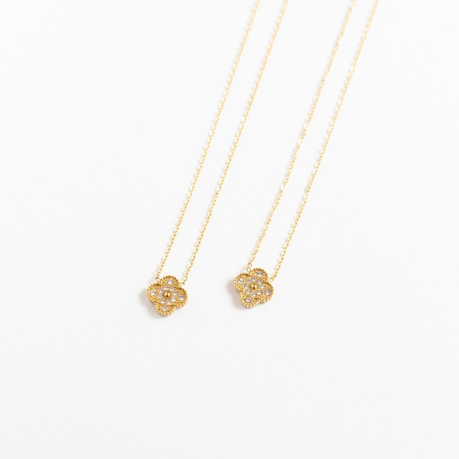 Double-Sided Clover Necklace