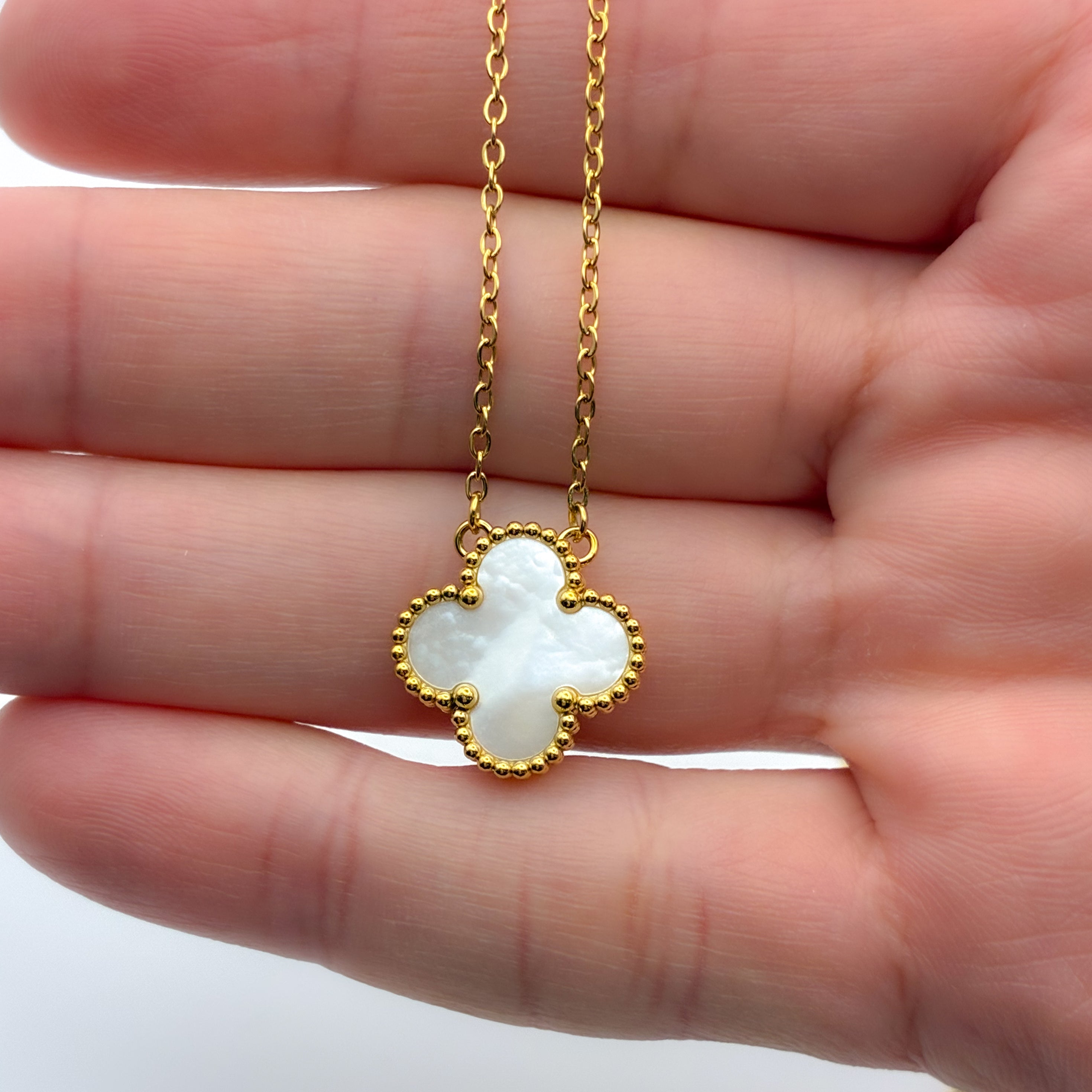 Double-Sided Clover Necklace