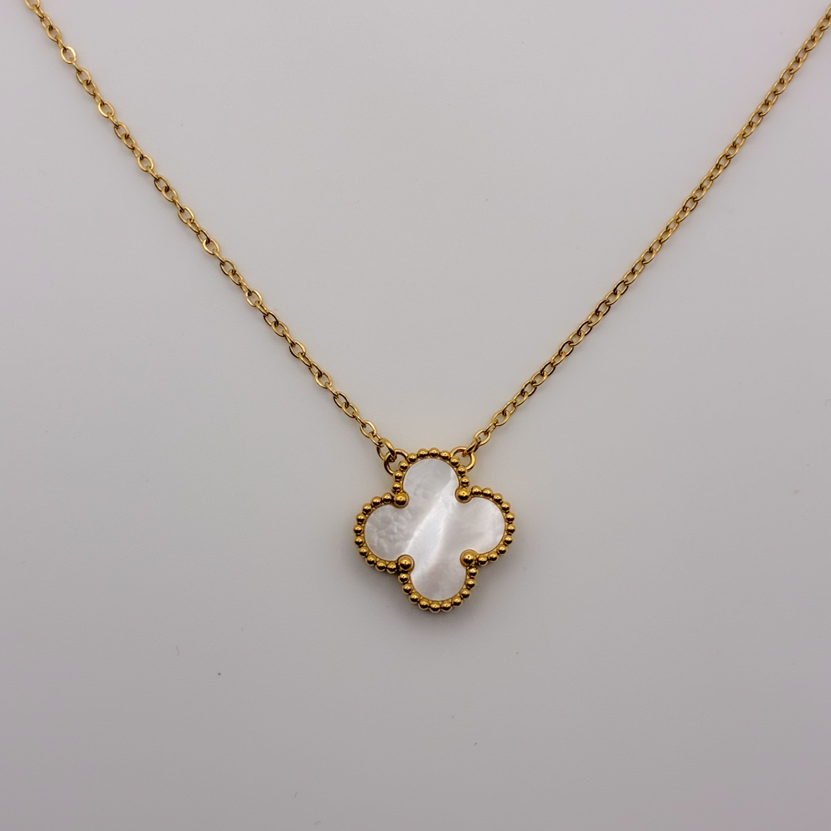 Double-Sided Clover Necklace