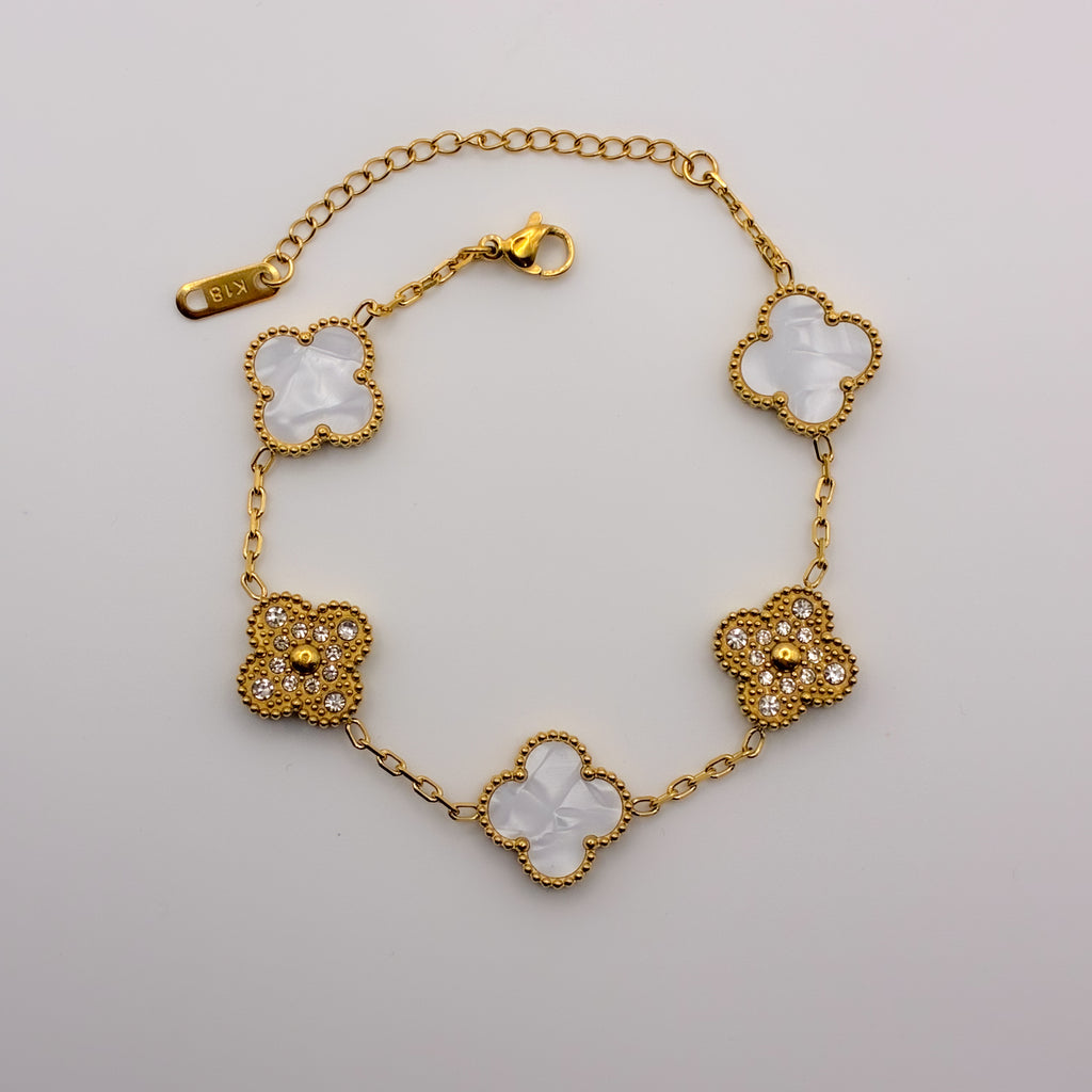 Grand Luxe Double sided Clover Bracelet
