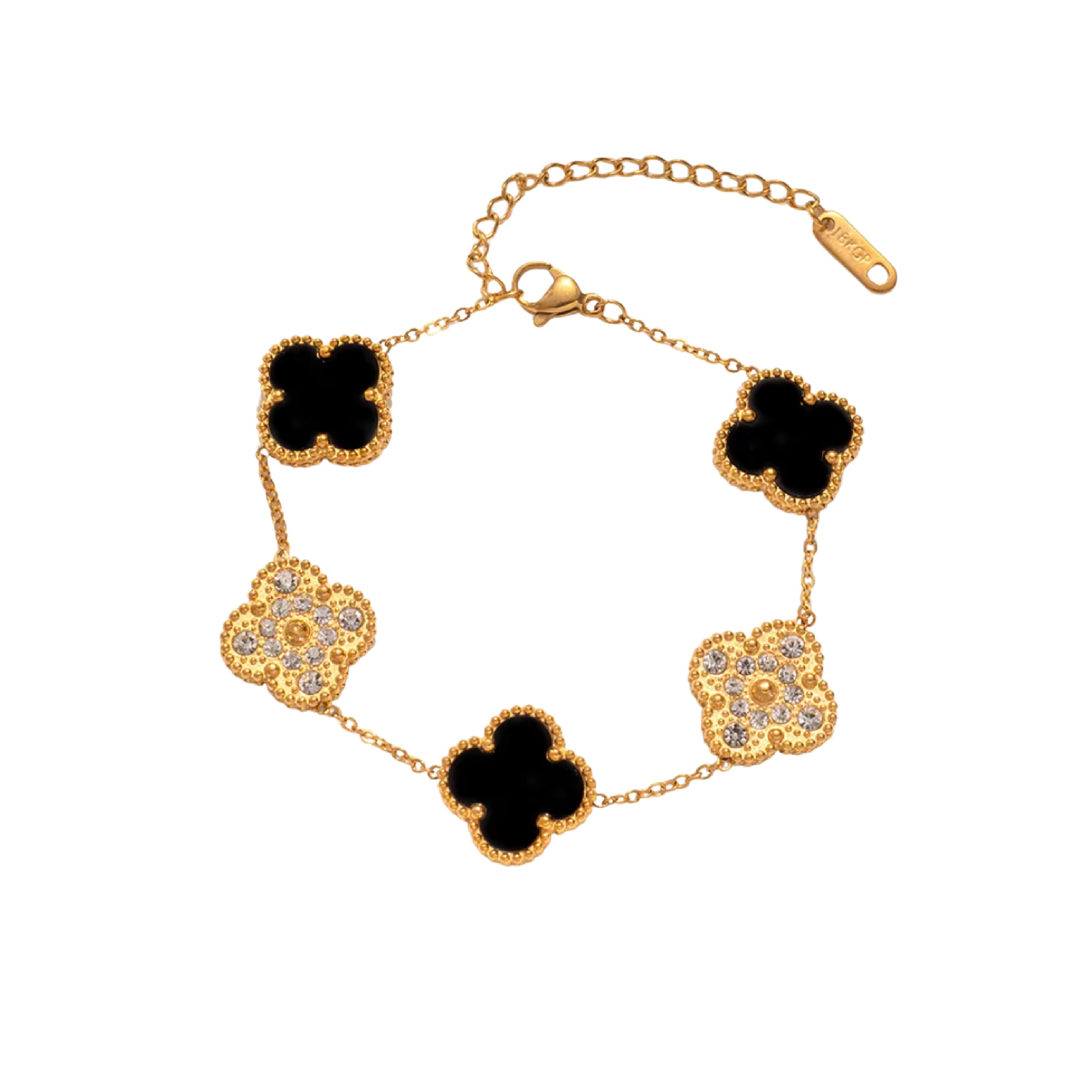 Grand Luxe Double sided Clover Bracelet