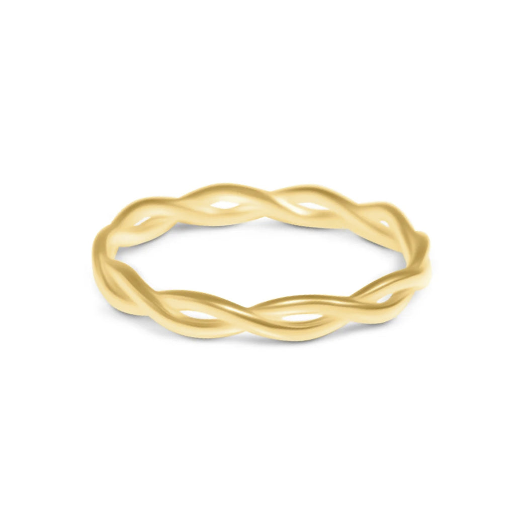 Wavy Stainless Steel Ring