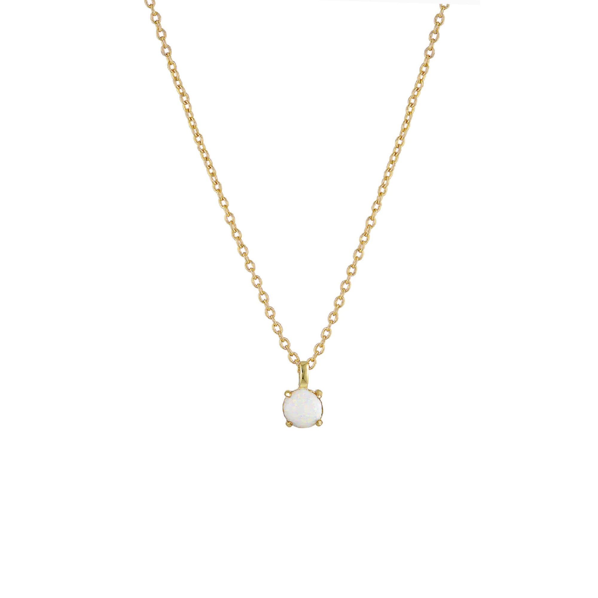 Opal Essence Sterling Silver Necklace