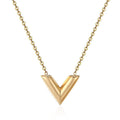 V Stainless Steel Necklace