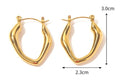 Dance Hoops (18k Gold Plated)