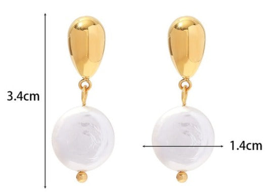 Roma Pearl Earrings