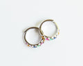 Mini Camille Sterling Silver Hoops