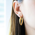 Dance Hoops (18k Gold Plated)