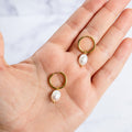 Classic Freshwater Pearl Hoops