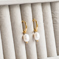 Classic Freshwater Pearl Hoops