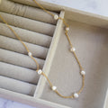 Mila Freshwater Pearl Necklace (18k Gold Plated)