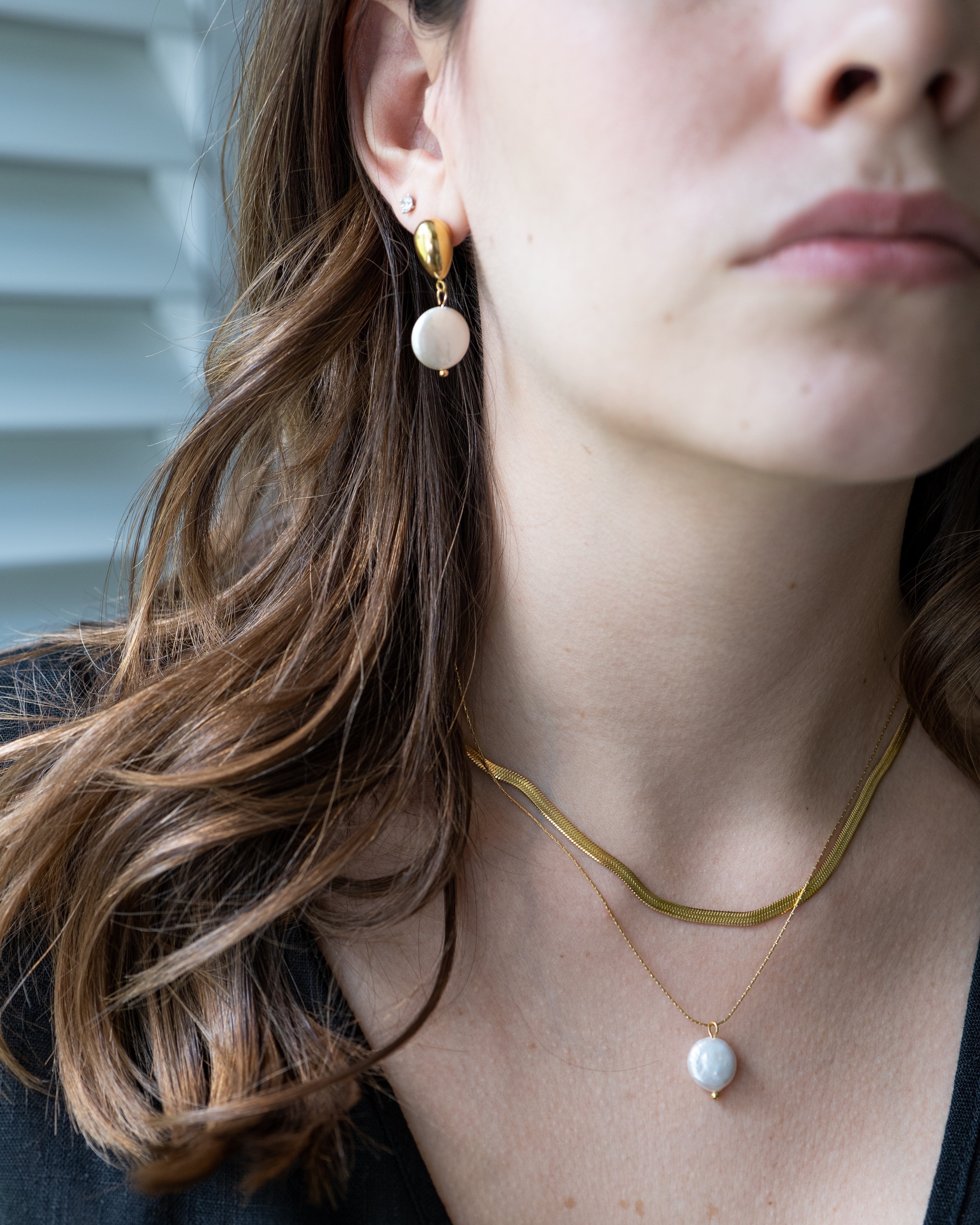 Roma Pearl Earrings